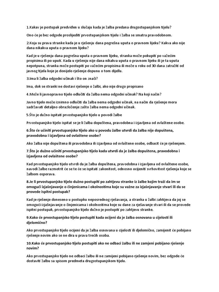 Žalba | PDF