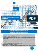 Curso: Costos y Presupuestos: Semana 03