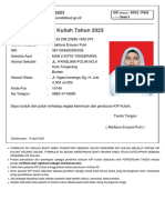 Kartu Peserta KIP Kuliah 2023