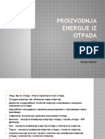 Proizvodnja Energije Iz Otpada (Predmet)