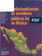 41 Profesionalizacion de Servidores Pblicos Locales en MX