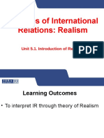 Theories of International Relations: Realism