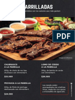 Carta Parrillada El Cubo