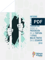 Informe Tematico Sobre La Prision Preventiva Desde La Prevencion de La Tortura y Otros Malos Tratos en El Ecuador 2018
