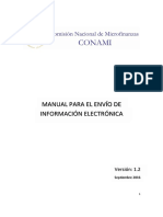 Manual para El Envío de Información Electrónica