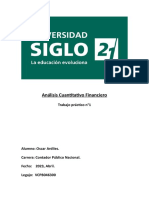 Análisis Cuantitativo Financiero: Trabajo Práctico N°1