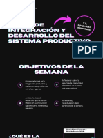 La Falta de Integración y Desarrollo Del Sistema Productivo (Industrial, Agropecuario y de Servicios) y La Inseguridad Alimentaria