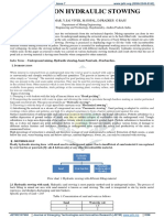 A Study On Hydraulic Stowing: A.Vijay Kumar, Y.Sai Vivek, M.Gopal, D.Pradeep, G Raju