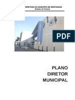 Plano Diretor Municipal: Prefeitura Do Município de Arapongas Estado Do Paraná