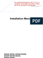 Installation Manual BK À BS
