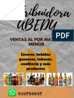 Distribuidora ABEDU licores bebidas tabacos confitería