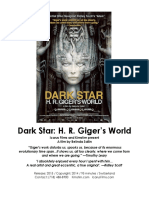 Dark Star: H. R. Giger's World: Icarus Films and Kimstim Present A Film by Belinda Sallin