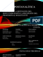 Fase Postanalítica: Fase Desde La Obtención Del Resultado Hasta La Recepción Del Profesional Solicitante