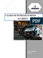 CAUSES OF INCREASE IN ROAD ACCIDENTS