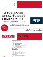 T2: Polítiques I Estratègies de Comunicació: Nucli Formatiu 2-UF3