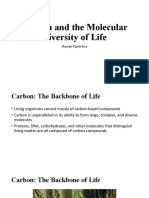 Carbon and The Molecular Diversity of Life