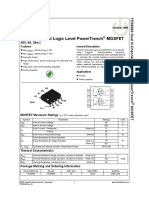 Fds8949 Dual N-Channel Logic Level Powertrench Mosfet: October 2006