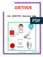 Adjetivos comuns e seus exemplos de materiais e objetos