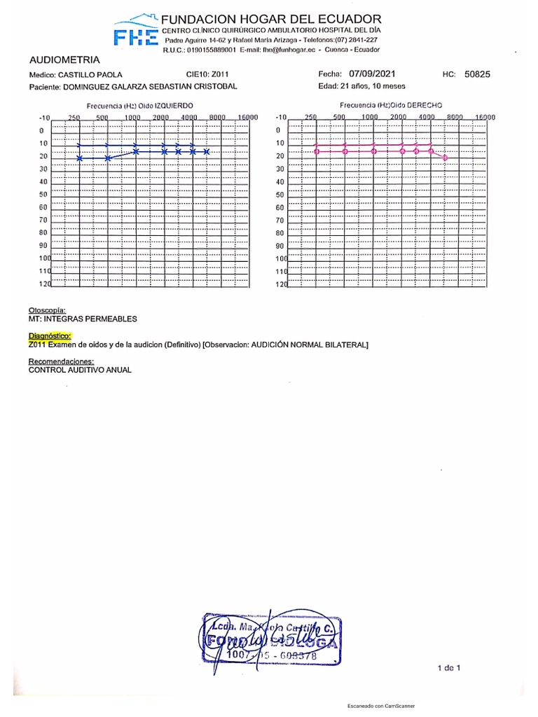 Audiometria | PDF