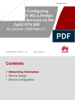 Sample For Configuring Untagged Ieee 802.Q Bridge-Based E-Line Services On The Optix RTN 900