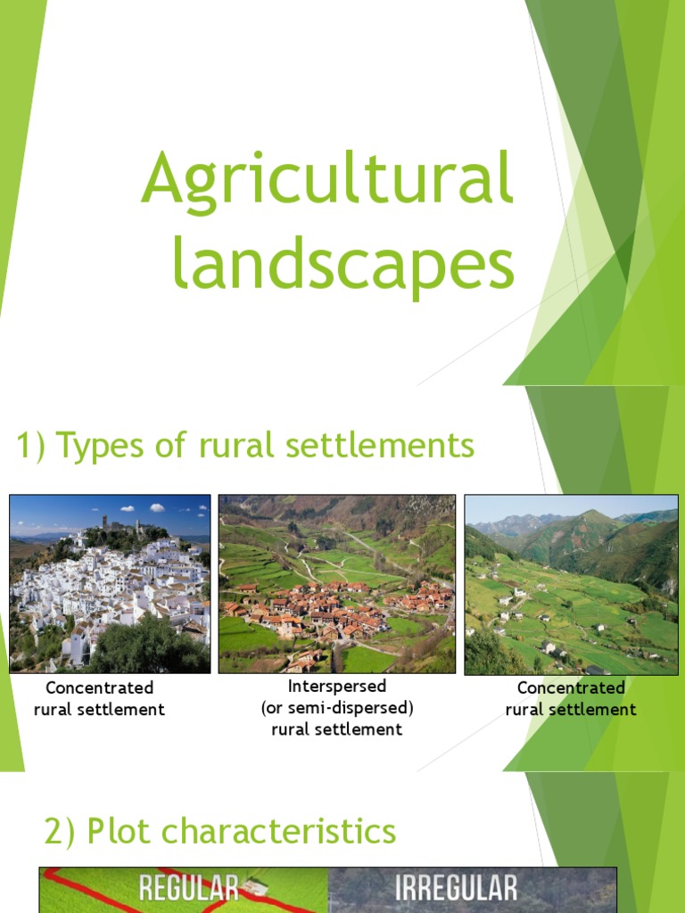 Agricultural landscapes pdf