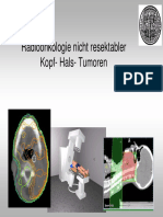Radioonkologie Nicht Resektabler Kopf - Hals - Tumoren
