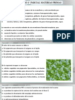 Simulacro 1° Parcial Materias Primas