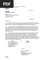 Federal Election Commission: Via Email