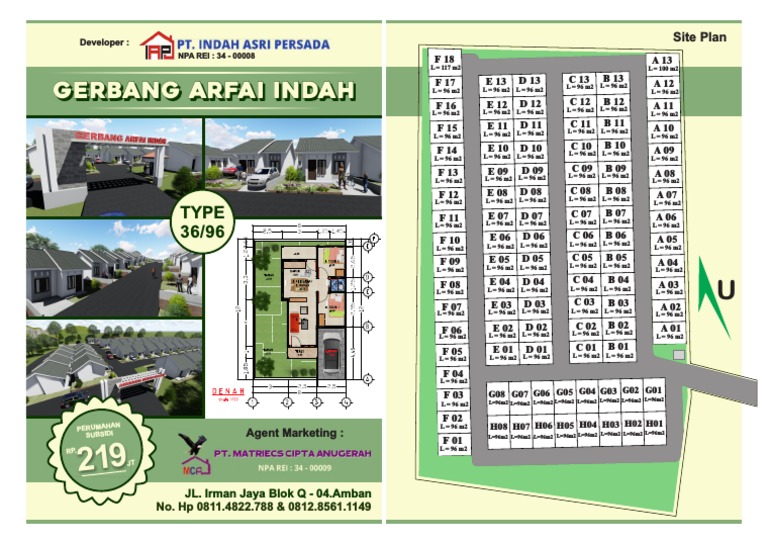 Perumahan GAI Brosur Blok FULL | PDF