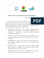 Análise do Currículo Base de Santa Catarina e suas características principais