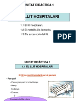 El Llit Hospitalari: Unitat Didàctica 1