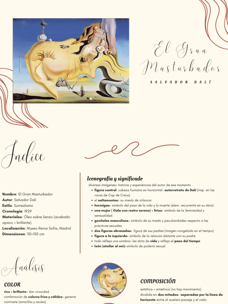 El Gran Masturbador | PDF | Salvador Dalí | Surrealismo