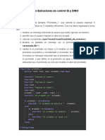 Práctico Estructuras de Control Si y SINO: ")
