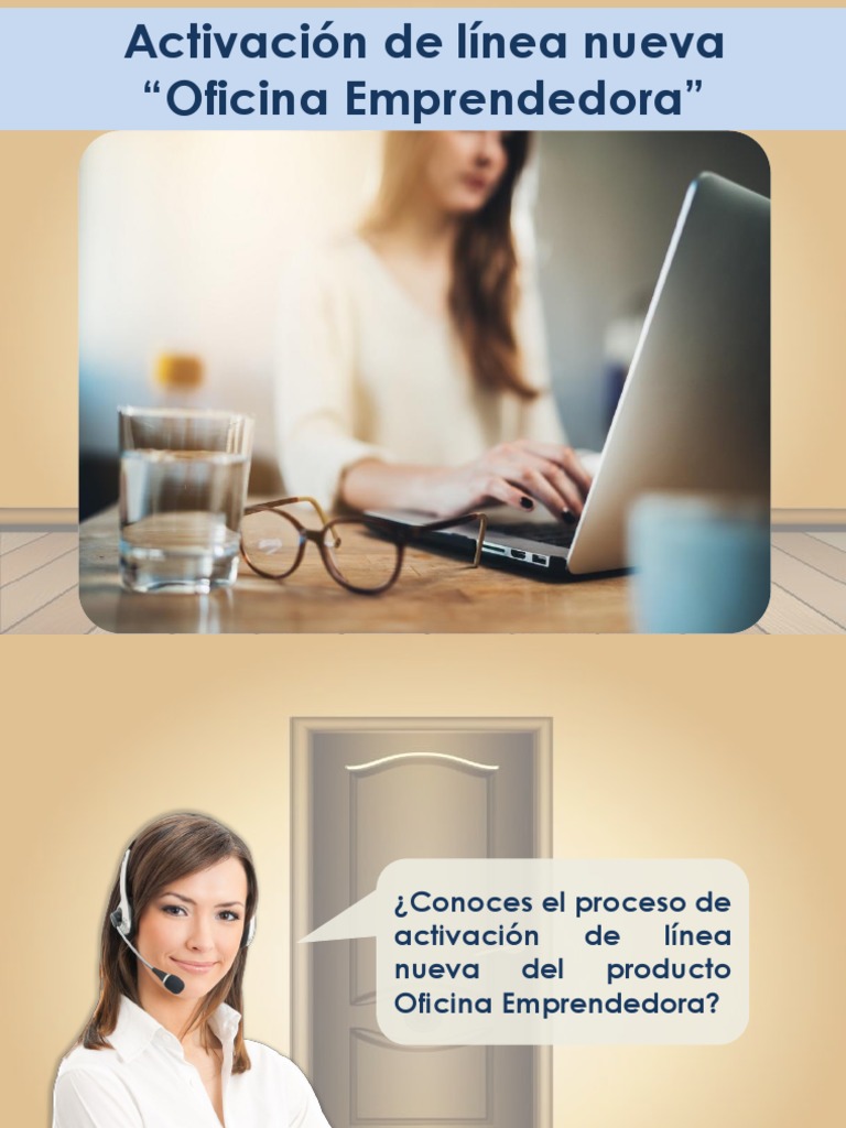 Activación de Línea Oficina Emprendedora | PDF | Informática ...