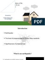 The Level of Preparedness of The People of Dhaka For An Earthquake