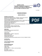 Furnizare Informaţii: Oficiul Naţional Al Registrului Comerţului