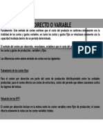 Costeo Directo O Variable