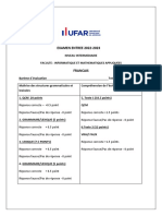 Examen Entree 2022-2023