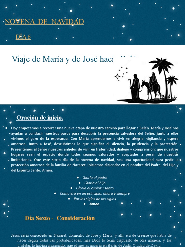dia 6 de novena de navidad PDF María, madre de Jesús eucaristía