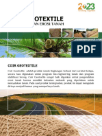 Coir Geotextile: Pengendalian Erosi Tanah