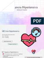 Emergencia Hipertensiva: Medicina de Urgencias