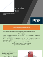 Funciones Vectoriales de Variable Real: Límites. Continuidad. Derivada e Integral