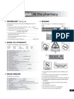 HW - 20.04.22 - Practical English - at The Pharmacy