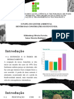 O Papel do Gestor Ambiental em Construções Sustentáveis