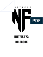Nittfest'23 Rulebook