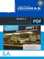 UNIT 6: Work and Routines: Basic 2