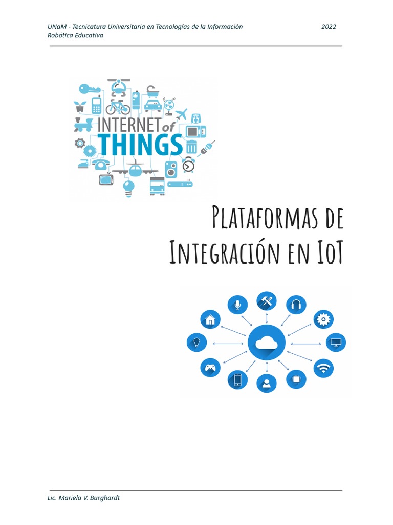 Plataformas de Integración en IoT | PDF | Internet de las Cosas ...