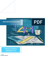 Matemática Aplicada: Trabajo Grupal Semana N° 01