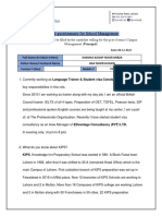 Questionnaire For Management of KNM