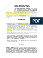 Contrato de Cesión de Derecho - Autor - 2022